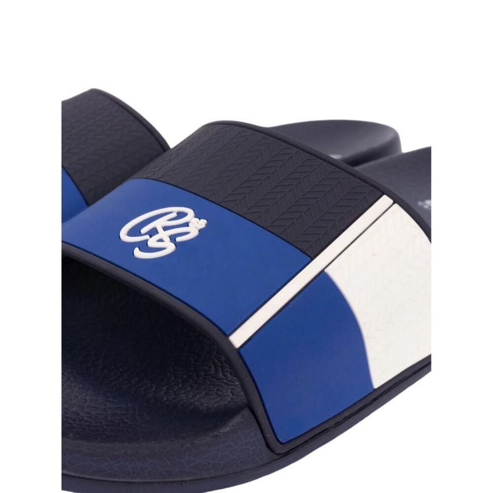 Crosshatch Mens Rentrays Sliders / Blue - Picture 3 of 3